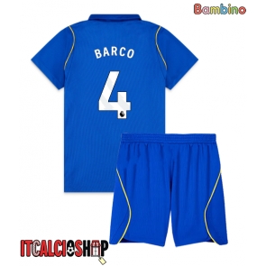 Chelsea Valentin Barco #4 Prima Maglia Bambino 2026-27 Manica Corta (+ Pantaloni corti)